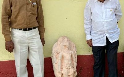 1200-year-old sculptures unearthed in Telangana’s Nalgonda district