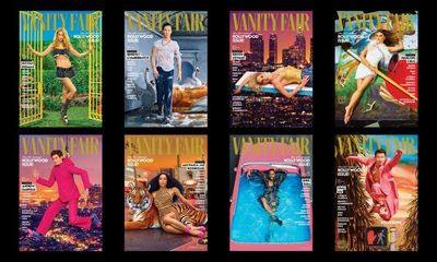 Benedict Cumberbatch swans about on the baffling cover of Vanity Fair’s Hollywood issue