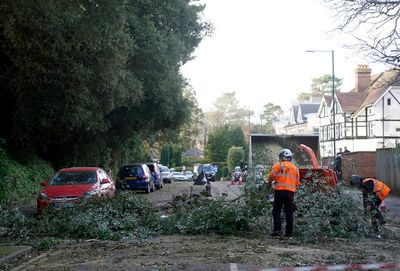 Storm Eunice causes chaos on roads and railways