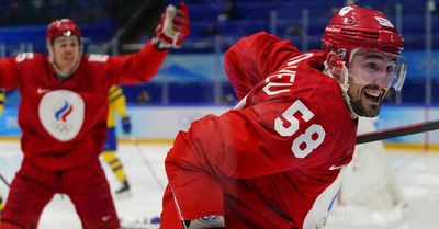 Russia reaches Olympic men’s hockey final with win over Sweden