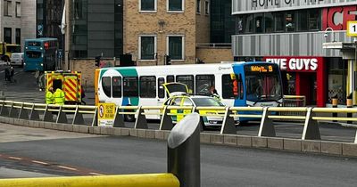 Woman hit by Stagecoach bus at Liverpool Queen Square bus station