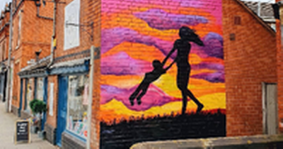 The story behind Beeston's 'playful' new street art