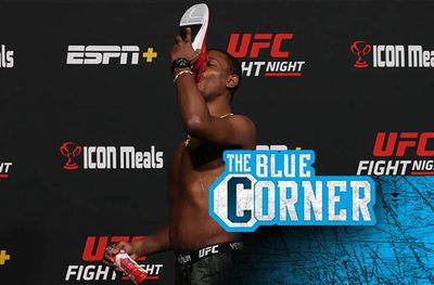 Jamahal Hill rehydrated with a shoey after making weight for UFC Fight Night 201