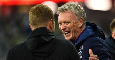 David Moyes says Eddie Howe playing players in position 'which suit them' has boosted Newcastle