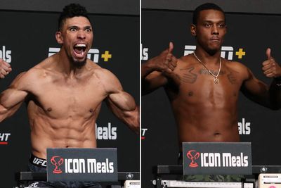 Video: Johnny Walker, Jamahal Hill make weight for UFC Fight Night 201 main event