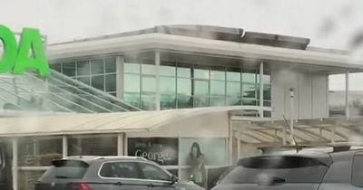 Storm Eunice: Asda store evacuated after roof is blown loose