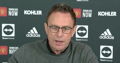 Ralf Rangnick admits positive mood since Anthony Martial and Donny van de Beek exits