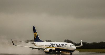 Ryanair Manchester flight diverted 850 MILES for landing after Storm Eunice diversion