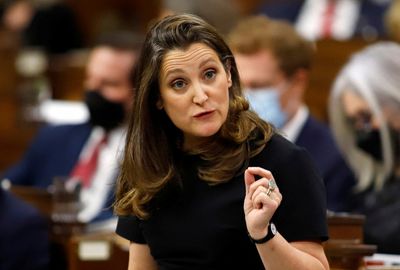 Canada's Freeland strays from G20 economic script to warn Russia on Ukraine - sources