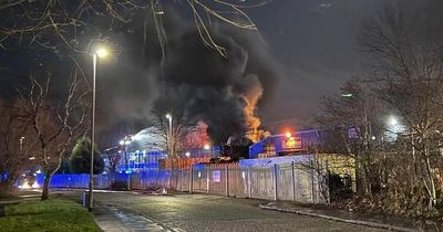 Manchester fire: Huge blaze sends smoke across sky as neighbours hear 'loud explosion'