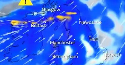 UK weather forecast: Three more days of gales, ice and snow in -8C freeze after Eunice
