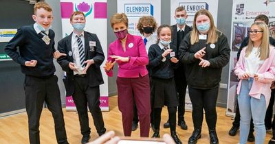 Watch as Nicola Sturgeon learns TikTok dance with Scots school kids