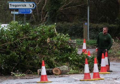 Over 150,000 British homes still without power after Storm Eunice