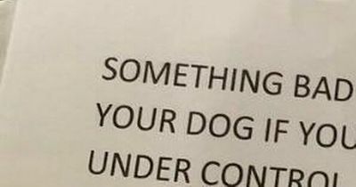 Dog owner warned something 'bad' could happen to pet if it doesn't stop barking