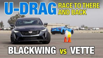 Corvette C8 Faces Cadillac CT5-V Blackwing In Unique Drag Race