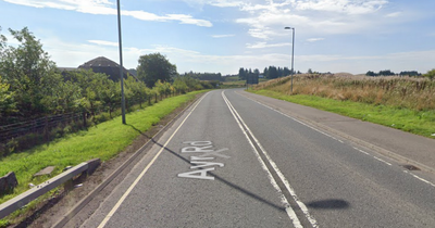 Man rushed to hospital after car crash closes busy Scots road