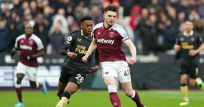 Man Utd target Declan Rice compared to 'young Steven Gerrard' after West Ham draw