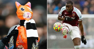 Kurt Zouma taunted by inflatable cats and new chant as West Ham face Newcastle