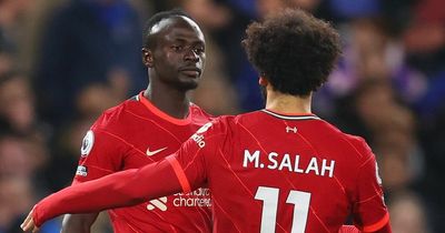 Sadio Mane's gesture to Mo Salah at first Liverpool home game since winning AFCON