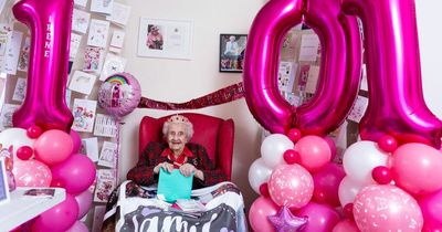 Widow celebrates her 101st birthday surrounded by 700 cards from strangers