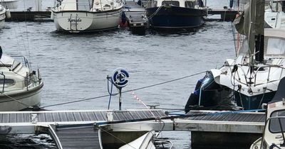 Storm Eunice aftermath in Swansea as boats found half sunken along with fallen trees and debris