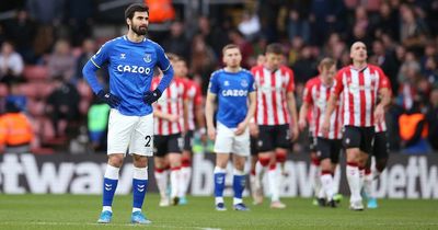 Everton player ratings as Andre Gomes and four others awful at Southampton