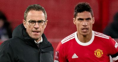 Man Utd boss Ralf Rangnick urged to make ruthless call on 'terrible' Raphael Varane