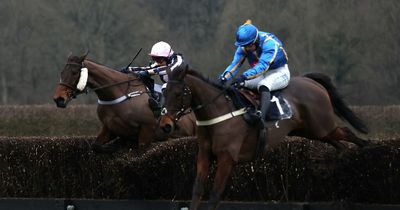 The Galloping Bear wins the William Hill Grand National Trial at Haydock Park