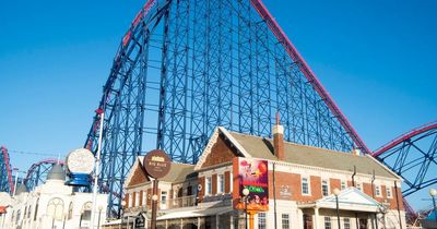 Pleasure Beach's Big Dipper rollercoaster evacuated down to heavy snow