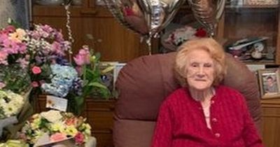 Lanarkshire great-grandmother celebrates 100th birthday with family