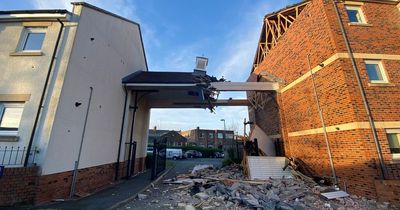 Council clear up continues in Sunderland after damages accrued from Storm Eunice