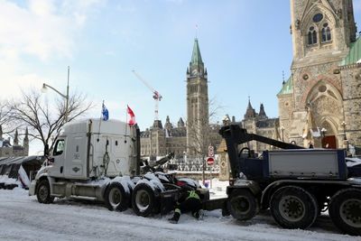 Show of force in Ottawa as police clear main protest hub