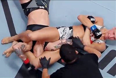 UFC Fight Night 201 video: Stephanie Egger taps Jessica-Rose Clark with slick armbar