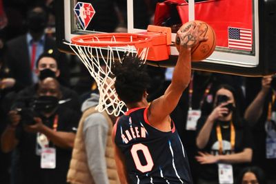 WATCH: Jalen Green throws it down in 2022 NBA slam dunk contest