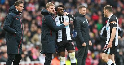 Newcastle United hope Allan Saint-Maximin will face Brentford