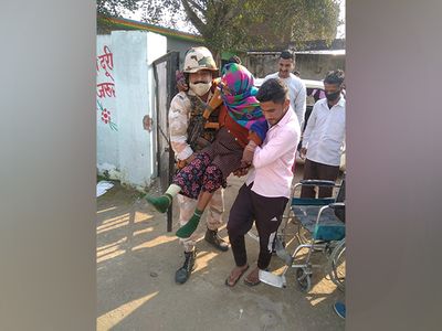 UP polls: ITBP personnel assist elderly, differently-abled voters to cast their votes