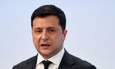 Ukraine’s leader stood on platform of peace, but finds himself on brink of war