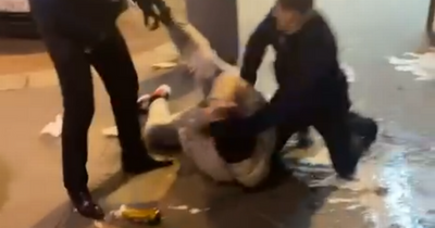 Security guards in video of man getting kicked unconscious taken off duty