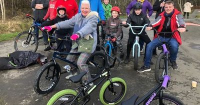 Bikers back at Wishaw pump track thanks to National Lottery funding