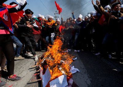 Nepal police fire tear gas, water cannon to disperse protest against US funded projects