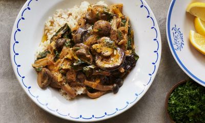 Potato and cheddar pie, mushroom stroganoff: Joe Woodhouse’s vegetarian recipes