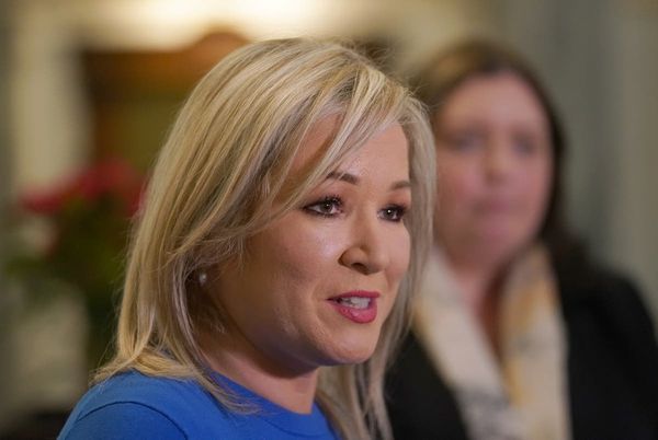 Michelle O’Neill accuses unionist leaders of ‘conflating’ identity and Brexit
