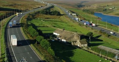 What it's like living in the house in the middle of the M62