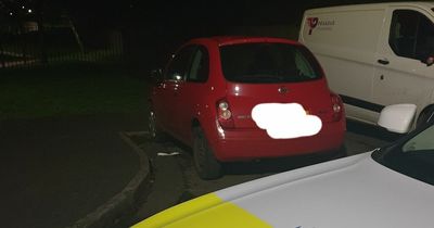 Edinburgh armed police race to local suburb to hunt down stolen vehicle
