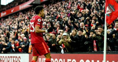 Luis Diaz sends three word message to Jordan Henderson after Liverpool goal