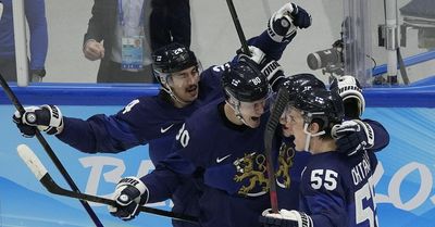 Finland beats Russians for its 1st Olympic hockey gold medal