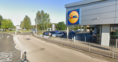 Schoolgirl taken to hospital for serious leg injury after being hit by car near Scots supermarket