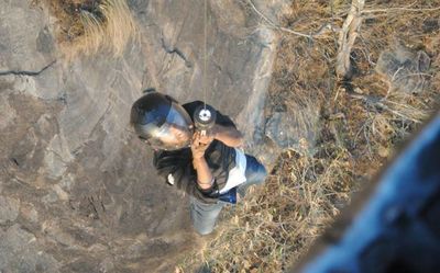 IAF, police rescue teenager trapped on ledge at Nandi Hills