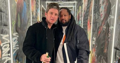 Oasis legend Noel Gallagher hit the town after Amir Khan and Kell Brook fight in Manchester
