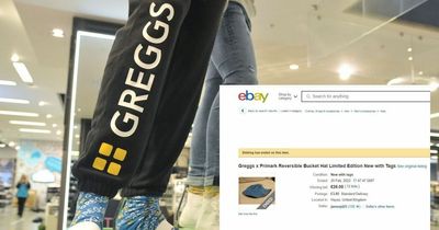 The £8 Greggs x Primark bucket hat selling for more than three times its price on Ebay